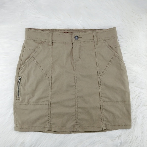 Prana Dresses & Skirts - Prana | khaki above knee Monarch skirt Prana Dresses & Skirts - Prana | khaki above knee Monarch skirt